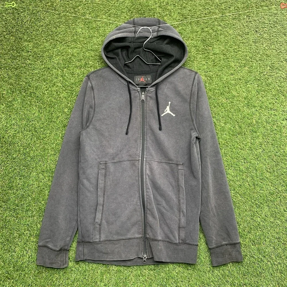 Jordan Hoodie Mens XS 23 Graphic Jumpman Logo Sportswear Cloud Y2K Drifit Zip Up